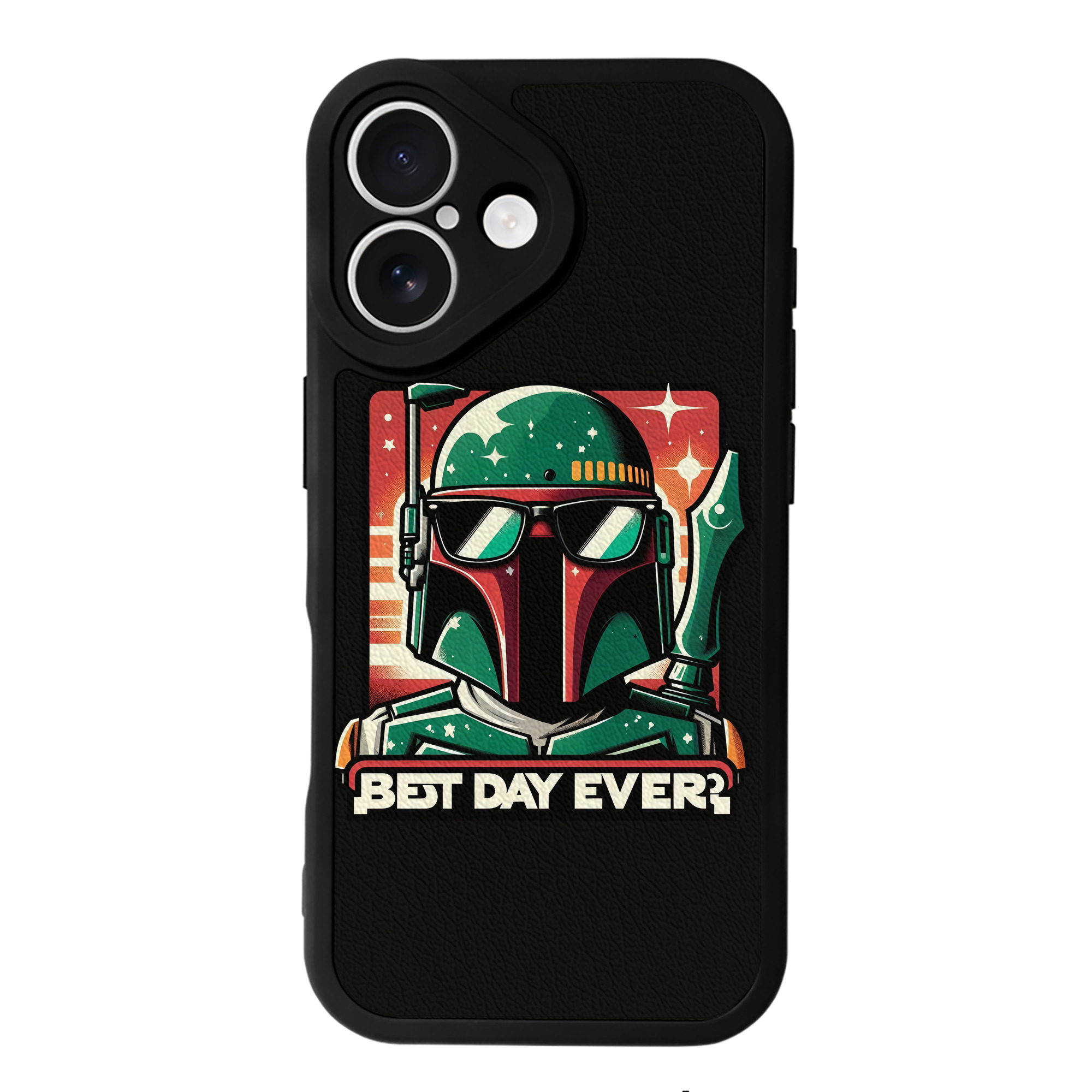 （画像用） スター・ウォーズ Star Wars 【iPhone 16シリーズ対応】シリコンスマホケース（レザー調） 材質：シリコン